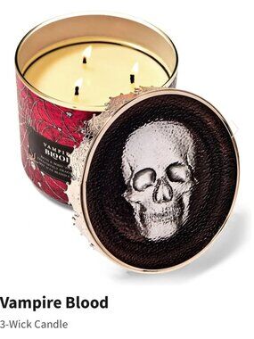 Bath and Body Works Vampire Blood 3-Wick Candle 14.5oz NEW